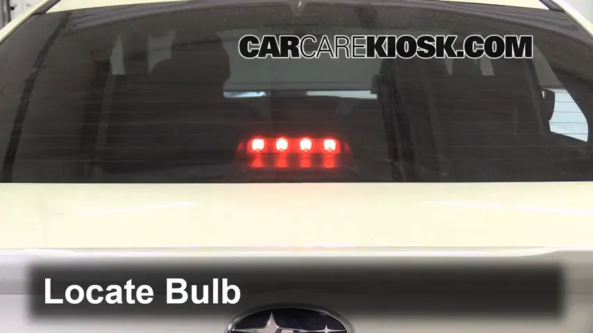 2015 Subaru WRX Limited 2.0L 4 Cyl. Turbo Lights Center Brake Light (replace bulb)